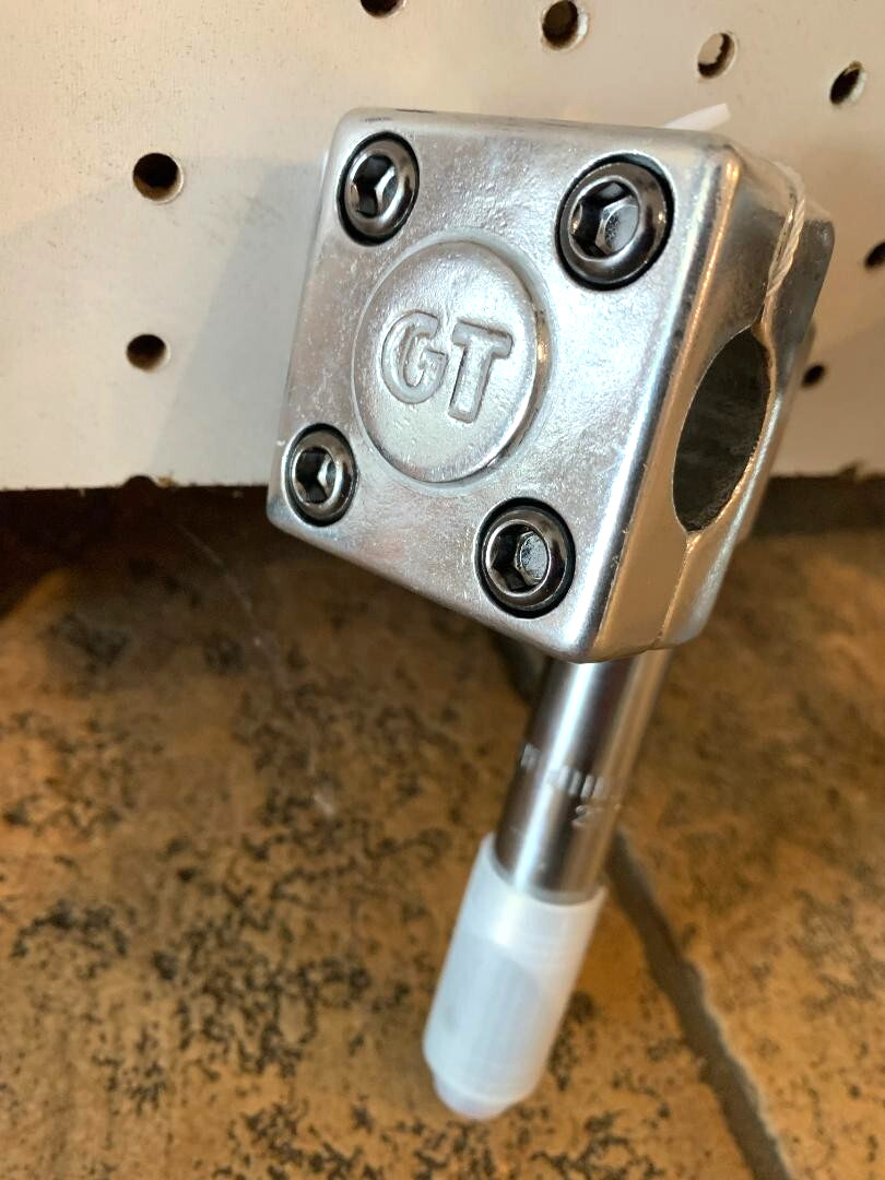 GT Alloy Bicycle Freestyle Stem 21.1mm BMX Bikes SILVER or BLACK