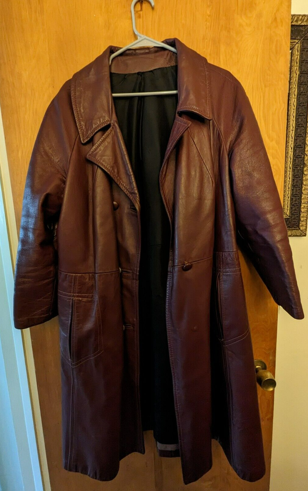VINTAGE 1970s WOMAN's TRENCH COAT LEATHERCRAFT PROCES… Gem