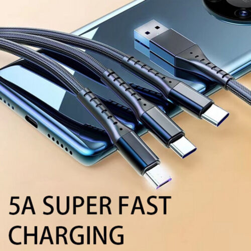 1.2M 100W Fast Charging Data Universal Compatibility For & Android Devices - Zdjęcie 6 z 6