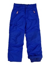 Boys Royal Blue Water Wind Resistant Lightweight Insulation Cargo Snow Pants