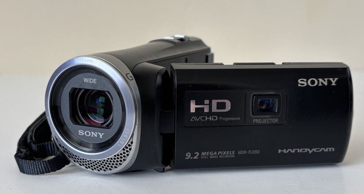 Sony Handycam HDR-PJ350 HD Digital Video Camera Camcorder w Sony Handycam HDR-PJ350 HD Digital Video Camera Camcorder w