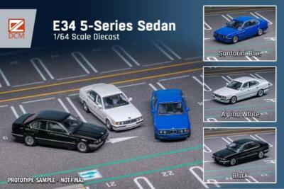  DCM 1:64 E34 5-Series Sedan Diecast Model Car