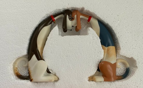 BORDER FINE ARTS Hot Dogs - Bart & Lisa Figurines by Toni Goffe BOXED UNUSED - Picture 4 of 4