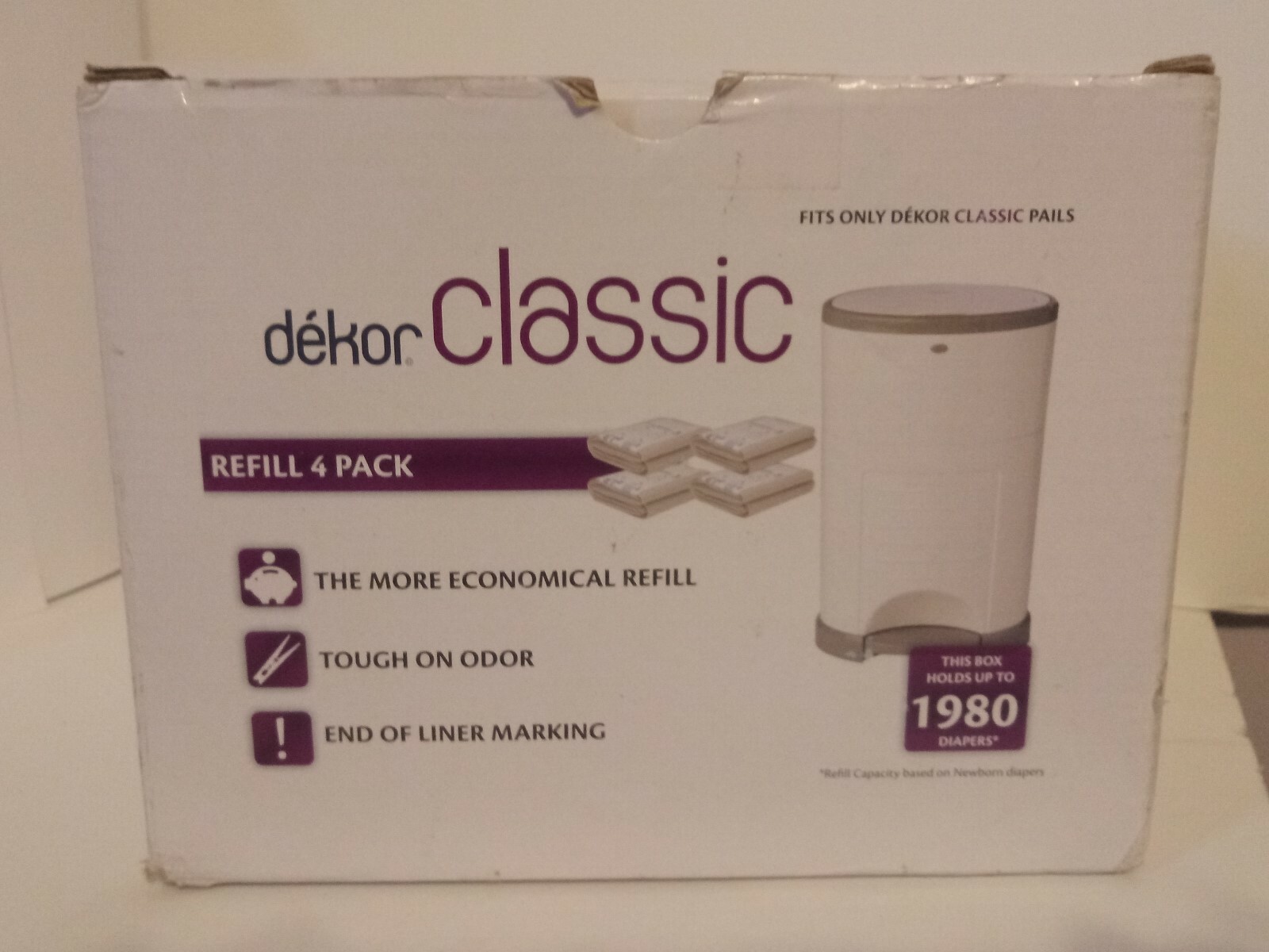 dekor classic diaper pail refills