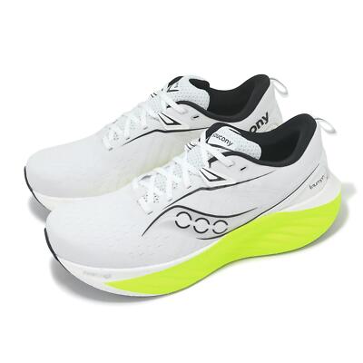 Saucony Triumph 22 White Citron Men Road Running Jogging