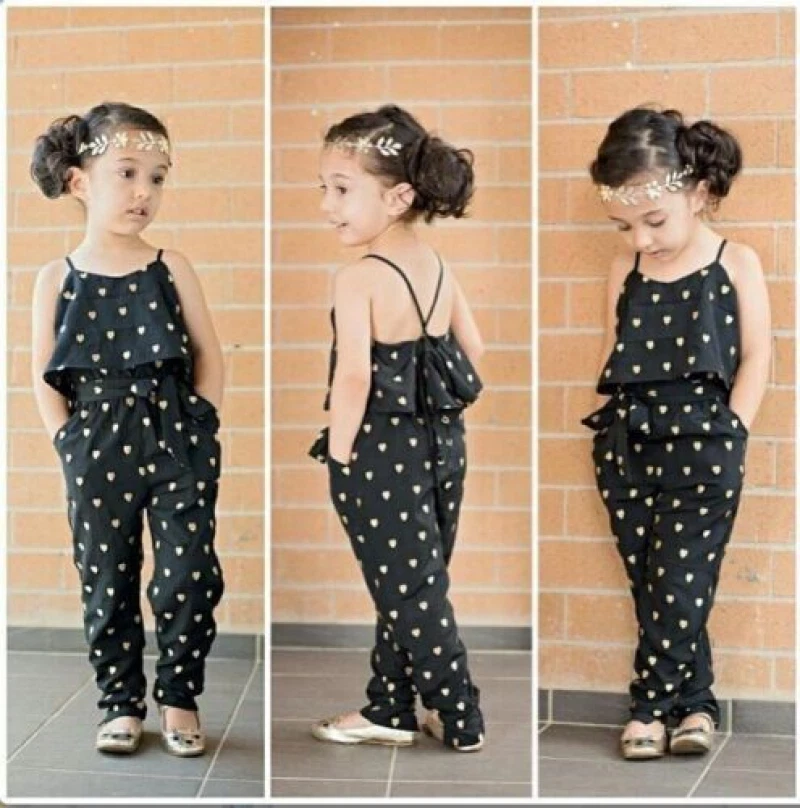 2pcs Baby Girls Dress Condole jumpsuit + Blet Set Kids Casual Clothes Outfits
Opens in a new window