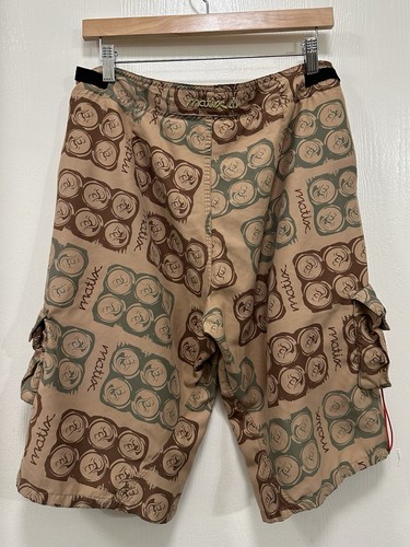 Pantalones Cortos de Natación Matix Board Cargo Beige Hawaiano Hombre’s Geométrico Talla 32 - Imagen 7 de 15