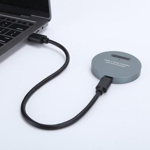Hard Drive Enclosure Adapter Cable NVME To USB3.1 External Reader Converter Gray - Picture 5 of 12