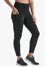 NWT Member's Mark Women  s High-Rise 25  Ankle Legging Sz M Sz 2XL Black S-27