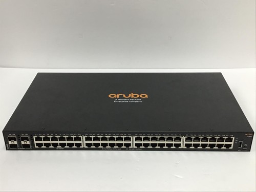 HPE ARUBA 6100 48 Port 4SFP 10GBE Network Switch 10/100/1000 JL676A#ABA - Picture 2 of 3