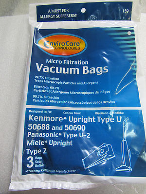 Kenmore 50688 Or 50690 Style U, L, O Vacuum Cleaner Bags - Generic - 9 Pack - Foto 10