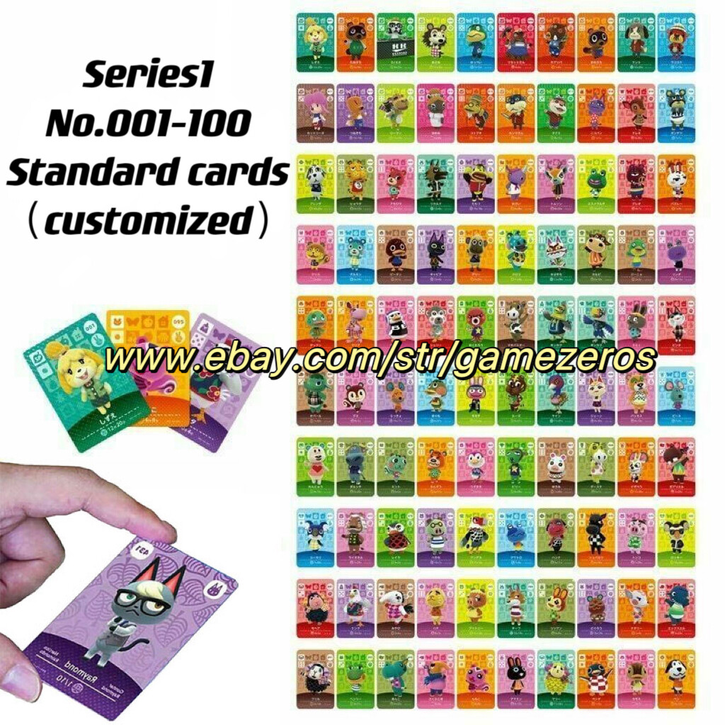 For Nintendo Switch Animal Crossing NFC All Cards Amiibo Series 1