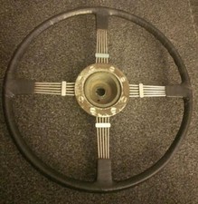 1930er Blumels Brooklands Lenkrad & Boss - MG / Bentley - Original - Schlüssel