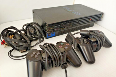 Sony PlayStation 2 Console - Black (SCPH-39001)+ 15 games (FC209-T