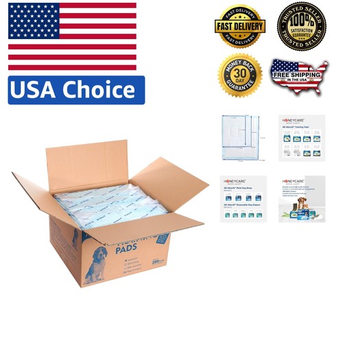 200ct All-Absorb Puppy Training Pads, Large 22