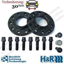 HR Spurverbreiterung schwarz 30mm/Achse für BMW 6er Cabriolet E64 Bj. 2004-2010