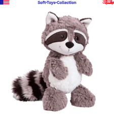 10in Raccoon Plush Toy Soft Stuffed Animal Kids Gift Doll