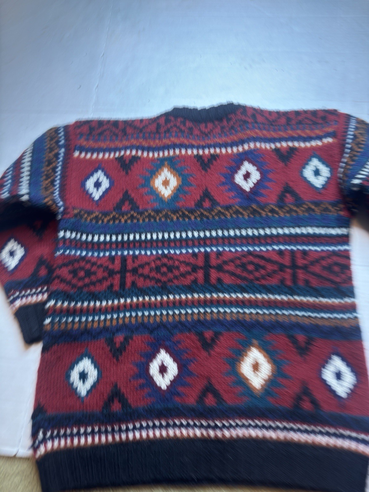 Vintage Nomadic Traders Aztec Pattern 100% Wool S… - image 3