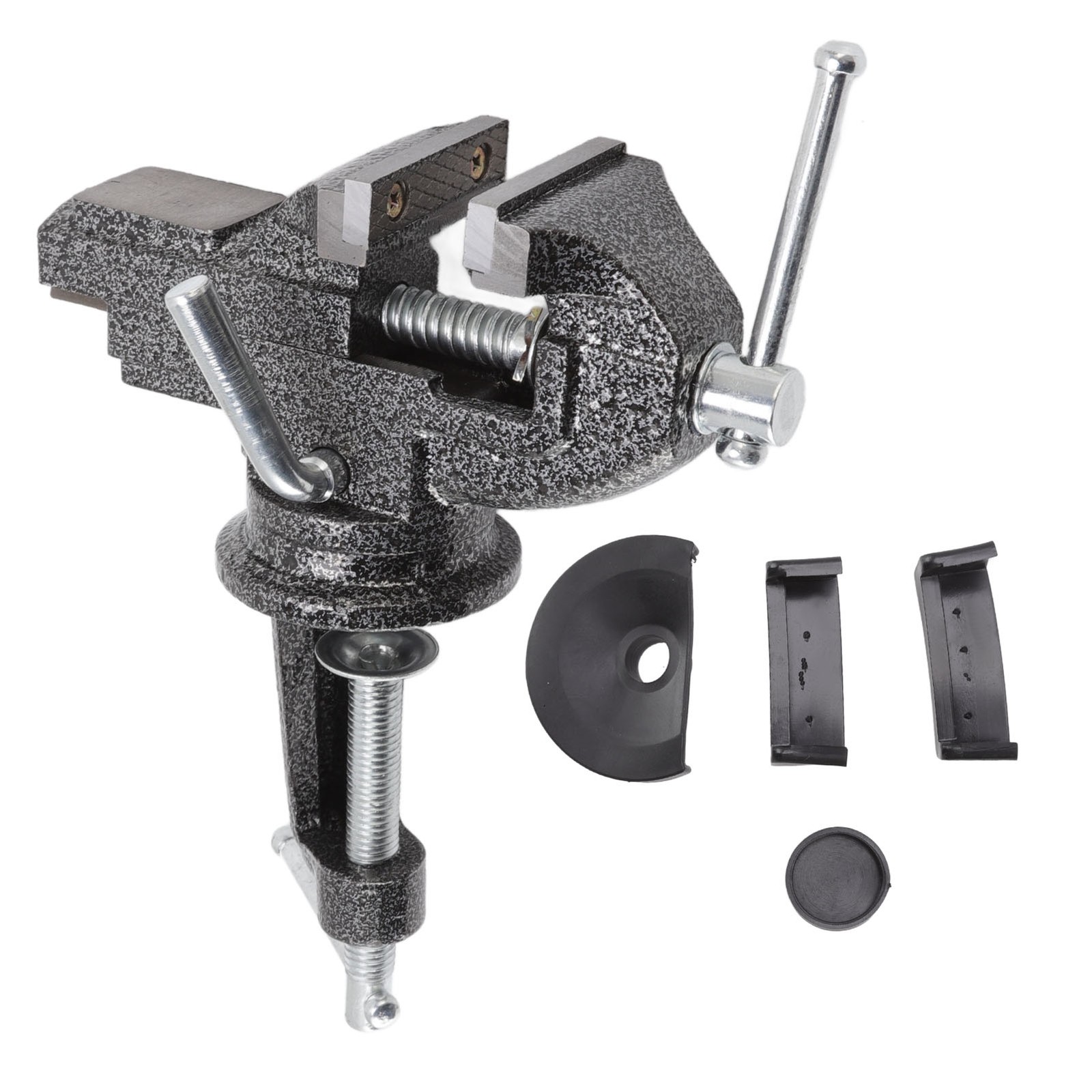 ✿ ↑Small Bench Vise Household Table Vise Workbench 50 Type Bench Vise 360