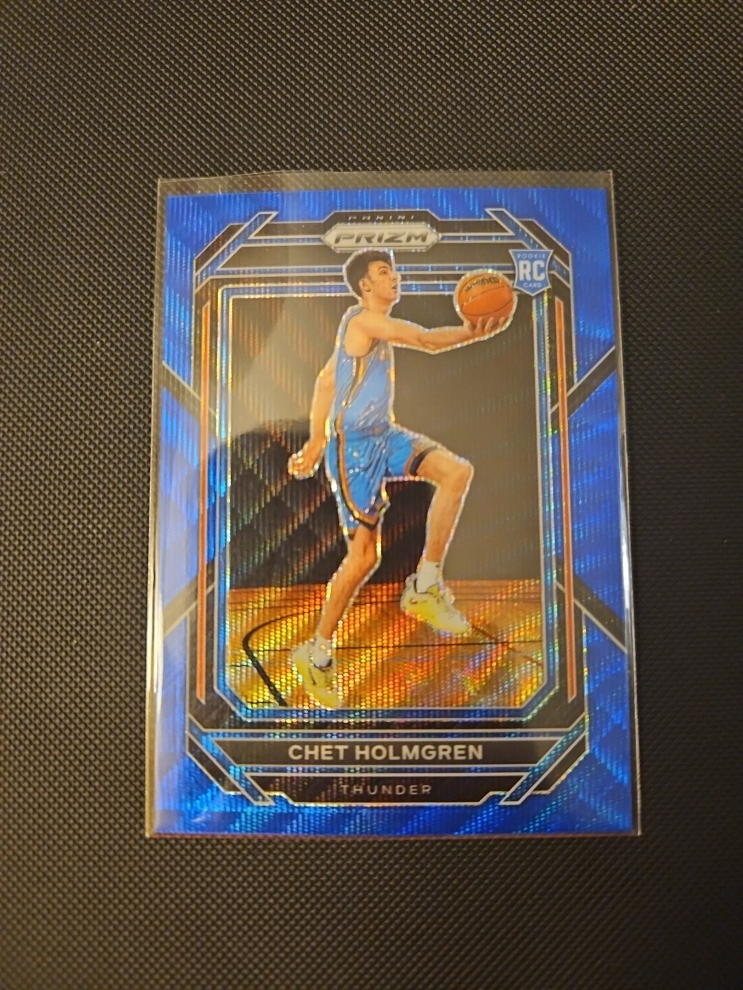 Chet Holmgren 2022-23 Prizm Prizms Blue Wave #266 OKC Thunder (RC)