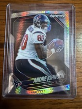 2025 Panini Prizm Black #67 Andre Johnson Prizms Hyper Houston Texans