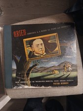 Grieg Concerto In A Minor For Piano And Orchestra 3 LP Box Set Victor Records