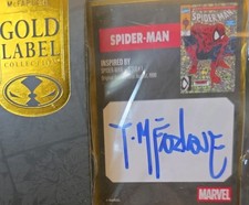 Todd McFarlane SIGNED Spider-Man Figure Gold ...
