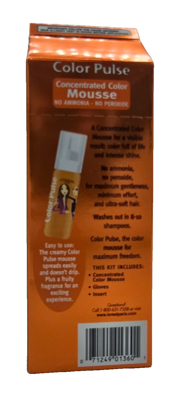 (2 Pack) L'Oreal Color Pulse Concentrated Color Mousse - (COOL BLONDE  #100)