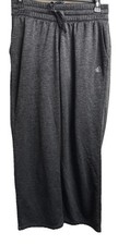 ADIDAS Men's Sweatpants Joggers Wide Leg Black size M 38/40  LCV