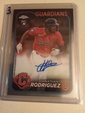 2024 Topps Chrome Johnathan Rodriguez AUTOGRAPH #RA-JR Rookie Baseball