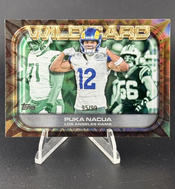 Topps Composite 2025 Puka Nacua Wild Card WC-18 Los Angeles Rams /99