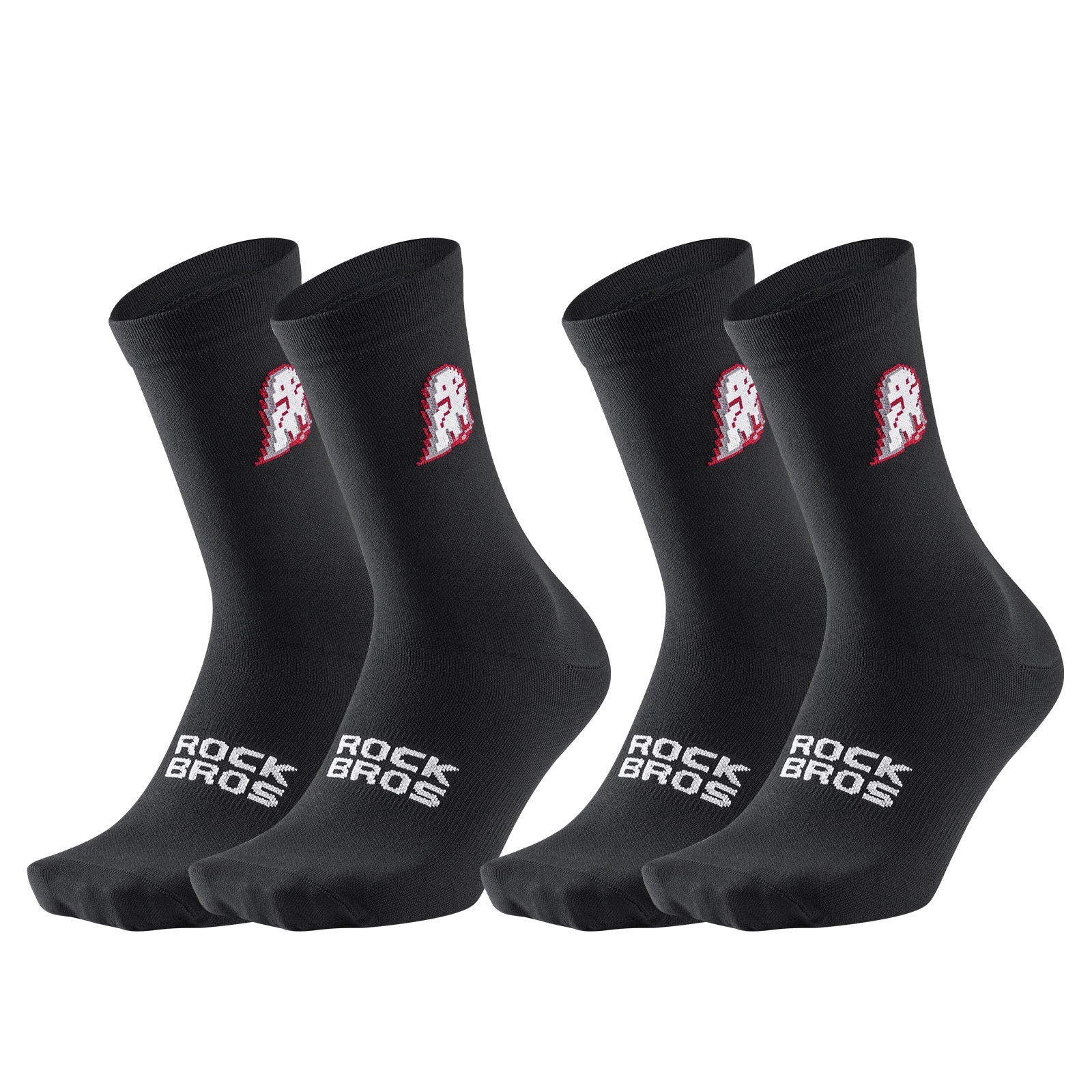 ROCKBROS 2 paia calze da bicicletta traspiranti calze da corsa calze sportive calze da corsa