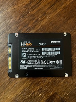 Samsung 860 EVO 500GB V-NAND SSD Festplatte 2,5 Zoll