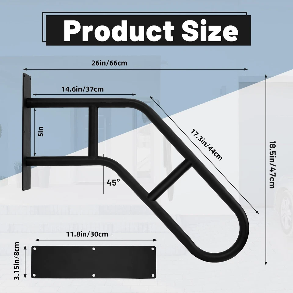 Handlauf Gebogene Treppe Handläufe Innen Außen Treppengeländer Wandhandlauf - Bild 2 von 4