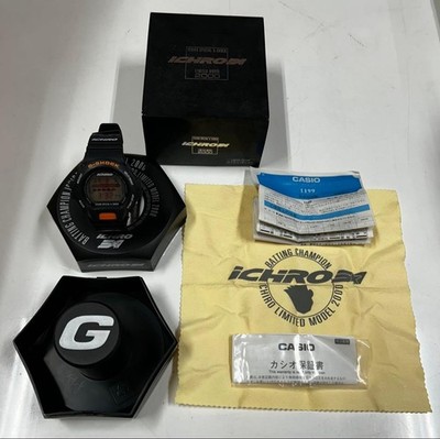 CASIO G-SHOCK ICHIRO LIMITED MODEL 2000 Black Watch From Japan