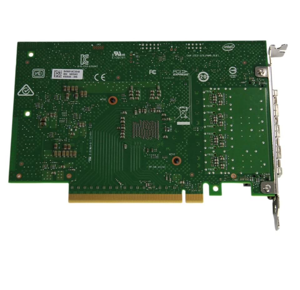 Intel Quad Port 25GbE SFP28 PCIe Ethernet Network Adapter E810-XXVDA4 - Image 4 of 4