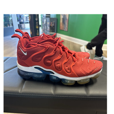Nike Air VaporMax Plus Red Blue White Yellow Men's Cushioned Sneaker Low Top