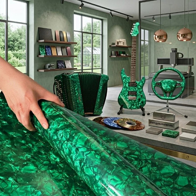 Celluloid for decorating musical instruments and other decorations 