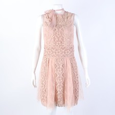 Valentino Red Lace Dress 117633