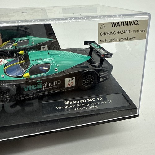 CARRERA EVOLUTION 25759 Slot Car 1:32 Maserati MC 12 Vitaphone Racing #10 2005 - Picture 3 of 10