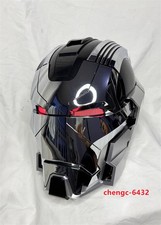 Iron Man MK17 Helmet ABS Automatic Mask Voice Control Cosplay Prop Silver Ver.