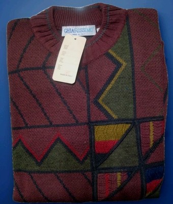Men's Long Sleeve Wool Crew Neck Sweater