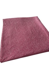 Pottery Barn Teen Full/Queen Rose White Polka Dot Duvet Cover 100 Cotton