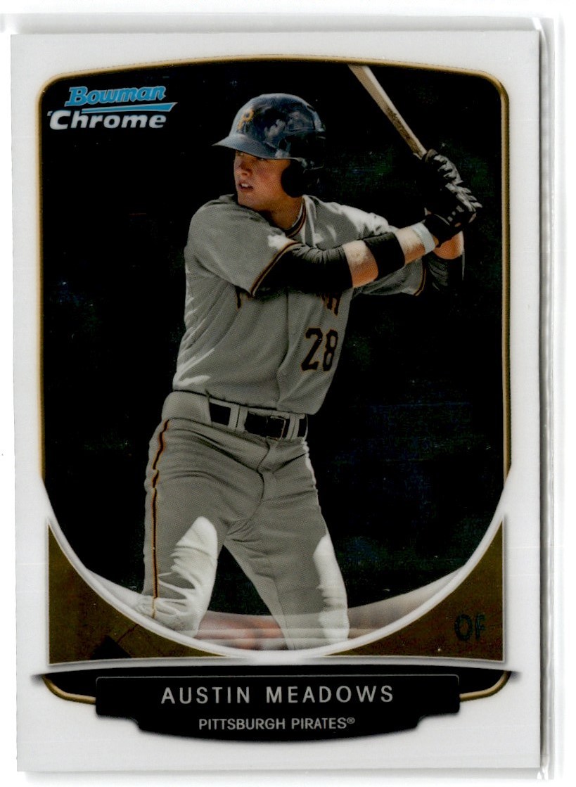 2013 Bowman Draft Picks & Prospects Chrome Austin Meadows Baseball Card