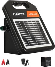 10 Miles Solar Electric Fence Charger with Day/Night Mode, 0.16J Portable Solar