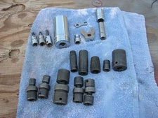 Snap On Tools Lot Of 19 Sockets Mostly Impact Full List In Description FREE SHIP