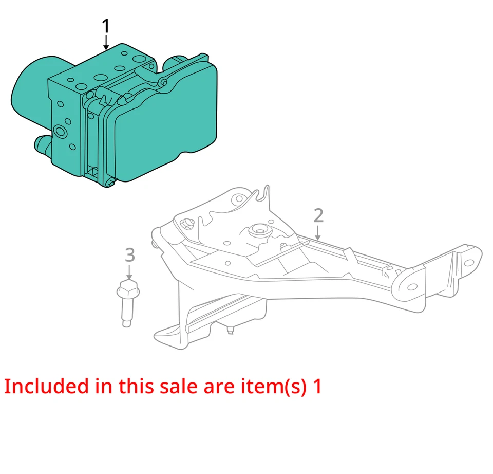 2011 Jaguar XJ ABS Anti Lock Brake Actuator Pump OEM 120K Miles - LKQ419254199 - Image 4 of 4