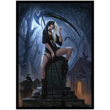 Riley Raes – Daddy's Little Devil – MTG Size – 100 Textured Matte Card Sleeves