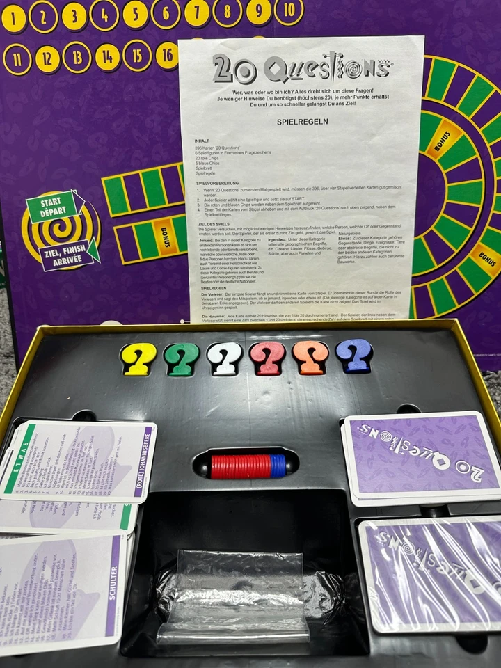 20 Questions – Original Vintage Brettspiel (ca. 90er Jahre) - Bild 3 von 3