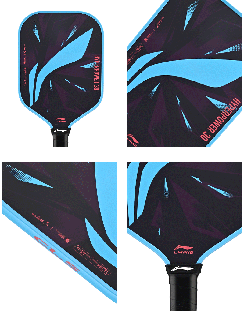 LI-NING HEC 9000パワー 4UG5 3本セット Li-Ning Hyperpower 30 Pickleball Paddle Racket Racquet Sports 230g